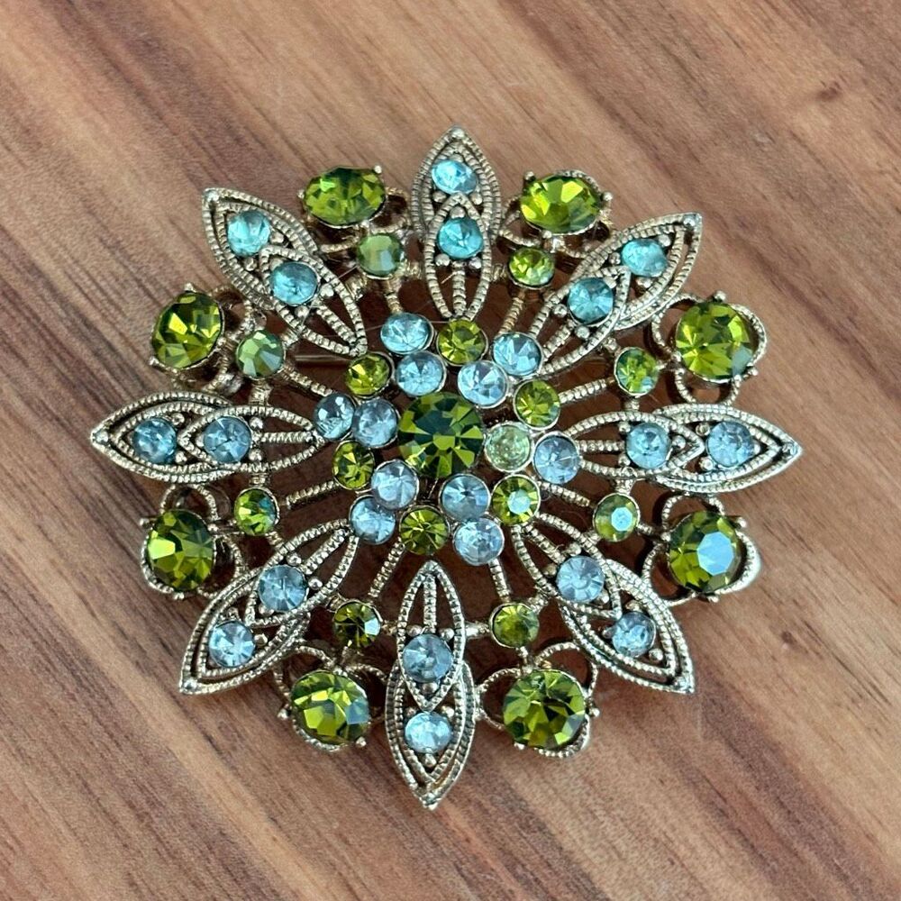 Liz Claiborne | Floral Brooch | 2 1/2” Diameter